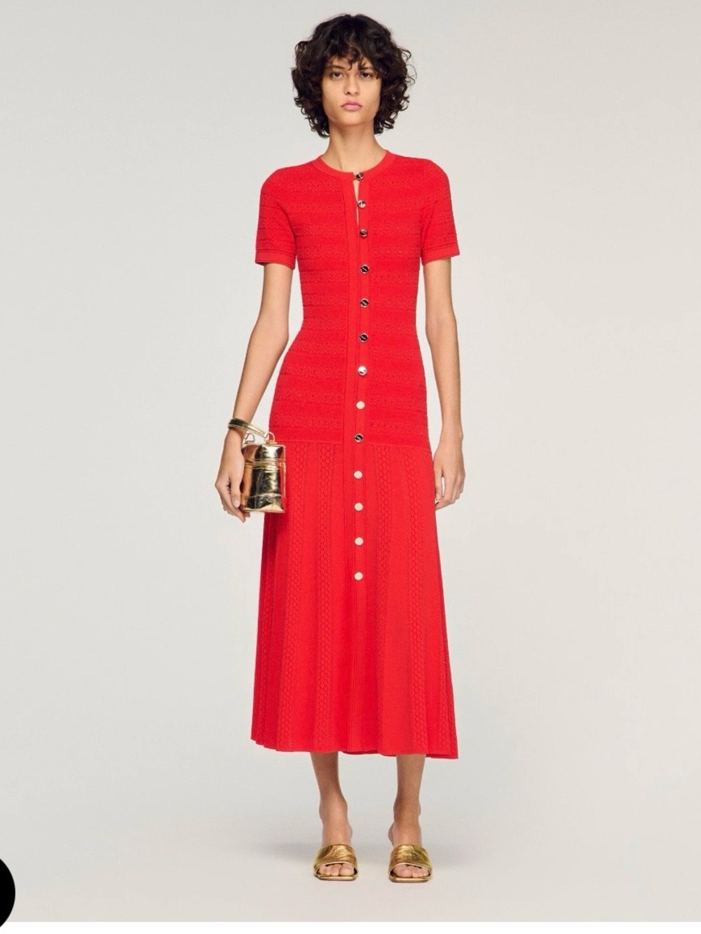 Sandro Knit Maxi dress